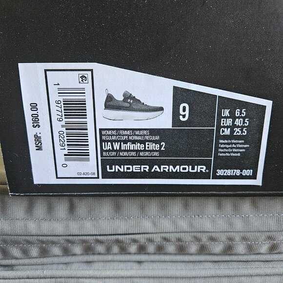 UA Infinite Elite 2-Womens Size 9 - Picture 10 of 10
